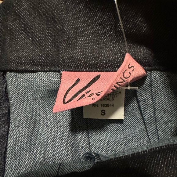 VIXEN SHORTS IN BLUE DENIM - VIXEN BY MICHELINE PITT - Picture 5 of 6